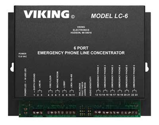 6 Port Line Concentrator for Emergency