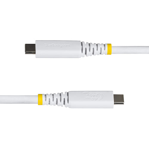 3FT USB4 CABLE WHITE USB-IF CERTIFIED 8K60/DP2.1/240W/40GBPS