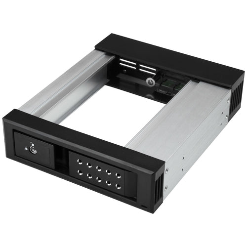 HARD DRIVE BAY MOBILE RACK SATA SAS HDD 5.25 TRAYLESS ADAPTER