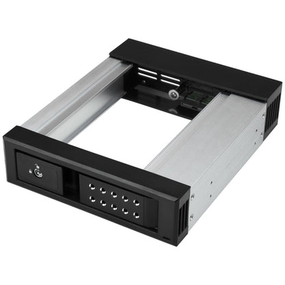 HARD DRIVE BAY MOBILE RACK SATA SAS HDD 5.25 TRAYLESS ADAPTER