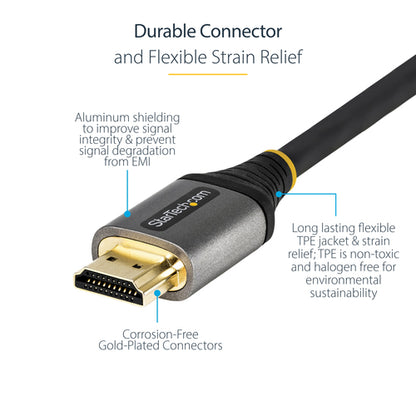 10FT HDMI 2.1 CABLE HDMI CABLE CERTIFIED UHD 4K/8K HDMI CORD M/M