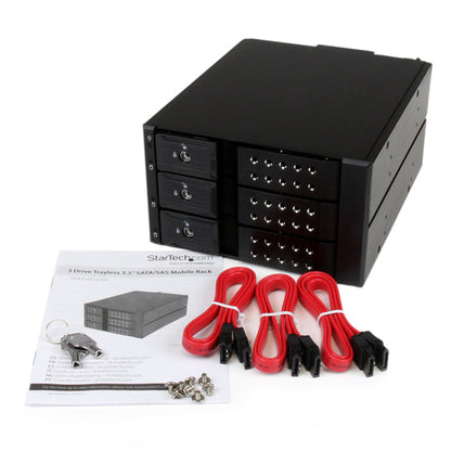 HARD DRIVE BAY MOBILE RACK 3.5 SATA SAS HDD TRAYLESS HOT SWAP (HSB3SATSASBA)