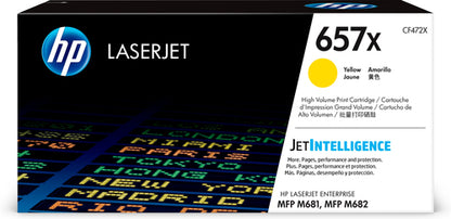 657X HIGH YIELD YELLOW ORIGINAL TONER CARTRIDGE FOR LASERJET