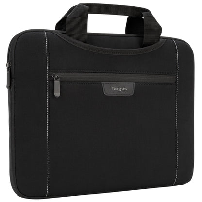 SLIP CASE WITH HIDEAWAY HANDLES BLACK 14IN