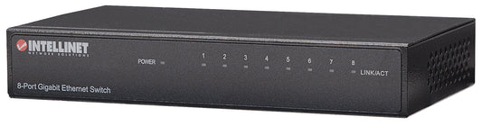 IntellinetGigabit 8 Port SwitchDeskMetal