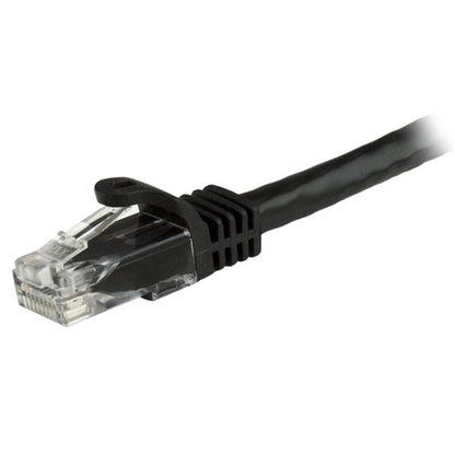 2FT BLACK CAT6 ETHERNET CABLE SNAGLESS RJ45 UTP PATCH CABLE CORD