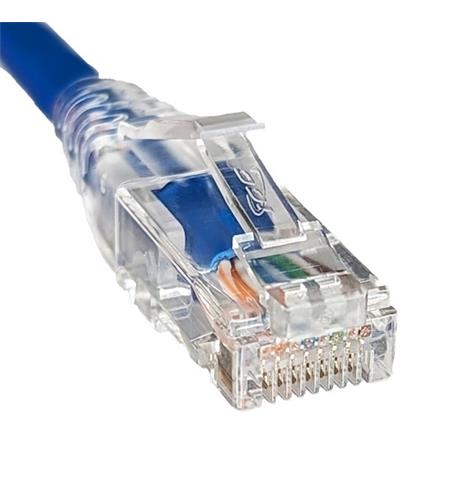 PATCH CORD, CAT 6 SLIM CLEAR SR 10PK 7FT