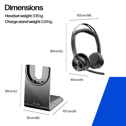 POLY VF2 -M USB-C-C HS +USB-C/A +CHS