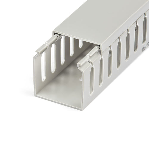 SLOTTED CABLE RACEWAY W/ COVER OPEN SLOT CABLE MANAGEMENT DUCT
