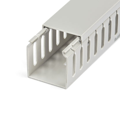 SLOTTED CABLE RACEWAY W/ COVER OPEN SLOT CABLE MANAGEMENT DUCT