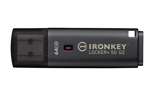 64GB IRONKEY LOCKER PLUS 50 G2 FIPS 197 AES-256 (IKLP50G2/64GB)