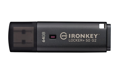 64GB IRONKEY LOCKER PLUS 50 G2 FIPS 197 AES-256 (IKLP50G2/64GB)