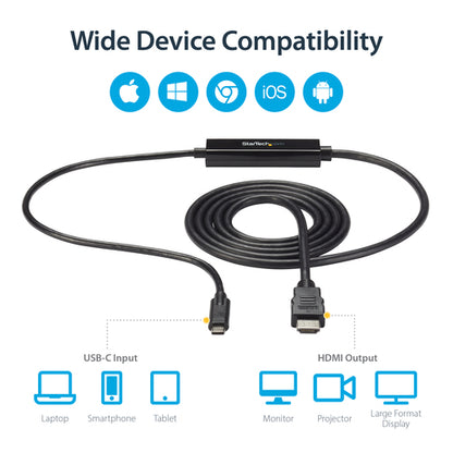 3FT USB C TO HDMI CABLE ADAPTER USB-C TO HDMI CONVERTER CABLE CORD