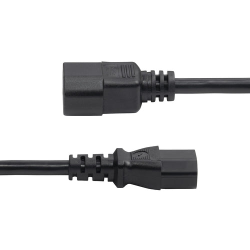 2FT POWER EXTENSION CORD IEC 60320 C14 TO C13 10A 250V