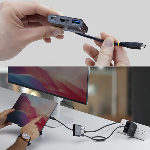 USB-C TO HDMI MULTIPORT HUB - 140W CHARGING 4K 60HZ USB 5GBPS