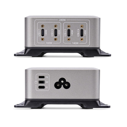 4-PORT USB-C CHARGER 240W TOTAL SINGLE PORT 140W EPR