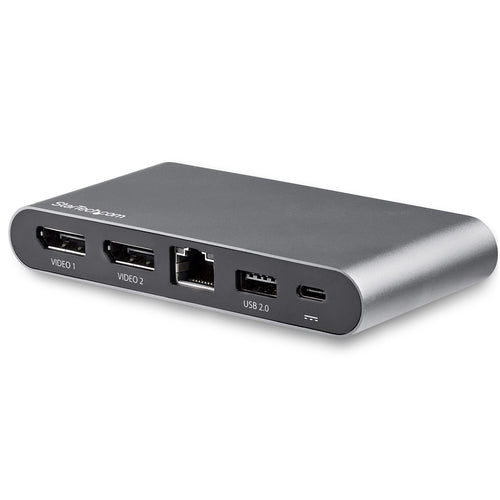USB C MULTIPORT ADAPTER 100W PD DUAL DP USB HUB MINI TRAVEL DOCK