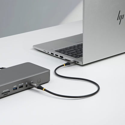 3FT USB4 CABLE BLACK USB-IF CERTIFIED 8K120/DP2.1/240W/80GBPS