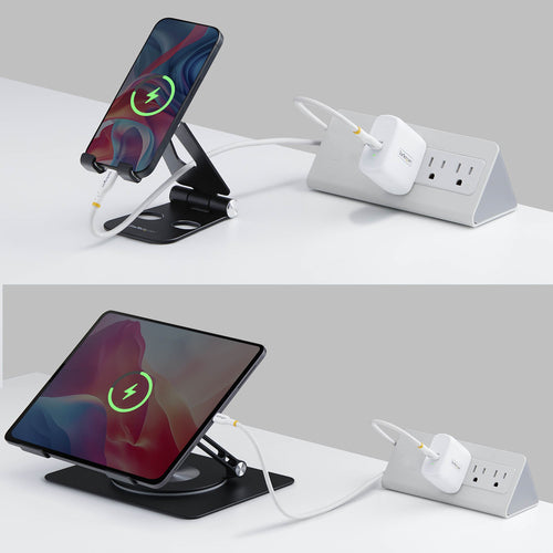 65W USB-C LAPTOP CHARGER GAN WITH POWER ADAPTER BRICK