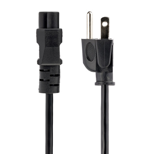 6FT 3PIN LAPTOP POWER CORD NEMA 5-15P TO C5 NOTEBOOK ADAPTER CABLE