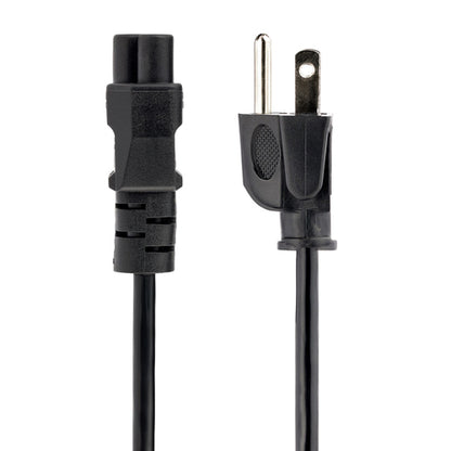 6FT 3PIN LAPTOP POWER CORD NEMA 5-15P TO C5 NOTEBOOK ADAPTER CABLE