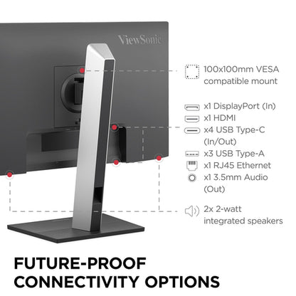 27IN IPS ERGONOMIC DOCKING MONITOR WITH 1440P 100W USB-C RJ45