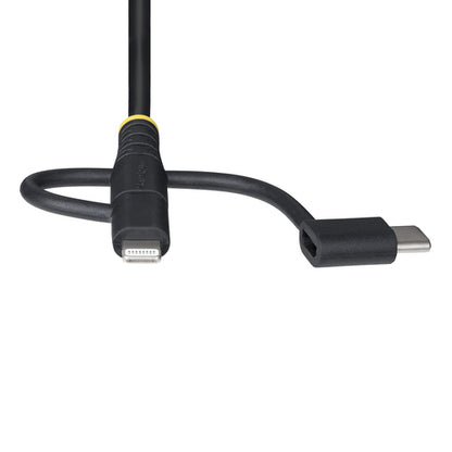 RUGGED USB MULTI CHARGING CABLE USB TO LIGHTNING/MICRO-USB/TYPE-C
