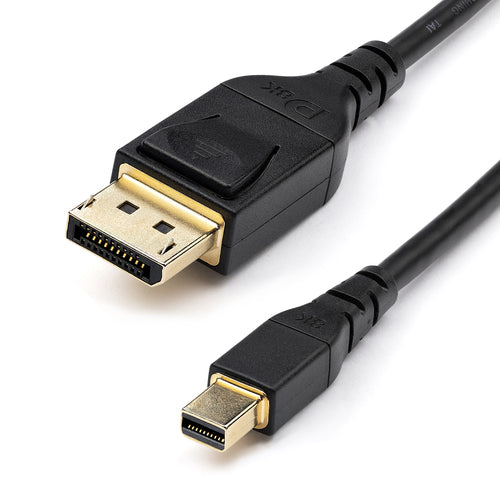 MINI DISPLAYPORT TO DISPLAYPORT 1.4 CABLE 8K HBR3 VIDEO CORD 3FT