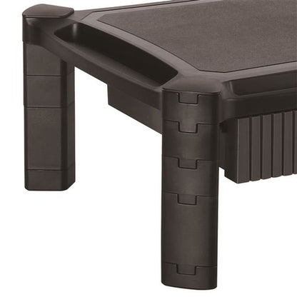 MONITOR RISER STAND WITH DRAWER COMPUTER SCREEN HEIGHT ADJUSTABLE
