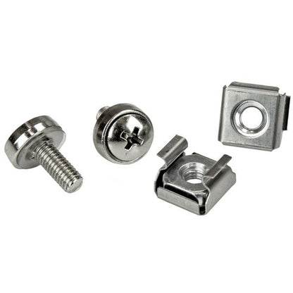M5 MOUNTING SCREWS SILVER 100 PACK SERVER RACK M5 CAGE NUTS