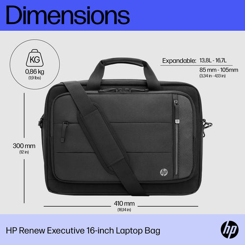 SMART BUY RENEW EXECUTIVE 16IN LAPTOP BAG (6B8Y2AA)