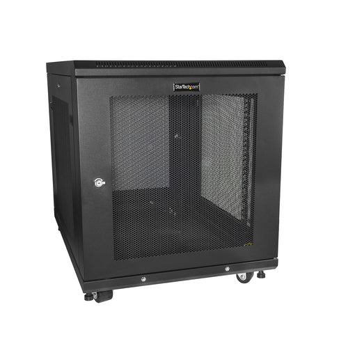 12U AV RACK CABINET 4 POST FLOOR STANDING IT CABINET ENCLOSURE