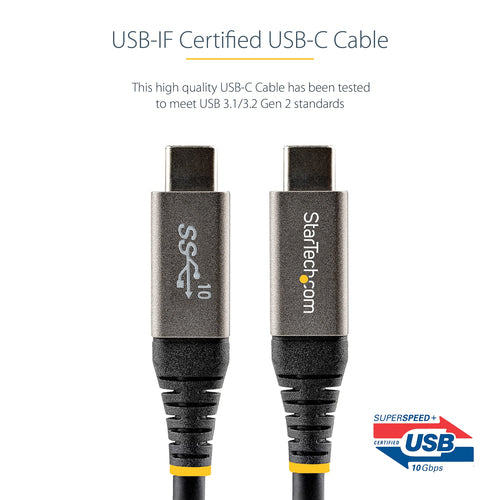 3FT USB C CABLE WITH 100W PD USB-C TO USB-C DP CHARGING CORD