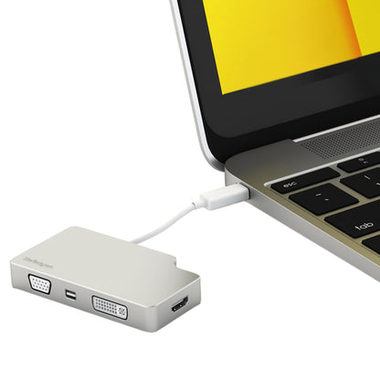 USB C MULTIPORT VIDEO ADAPTER DONGLE W/MDP HDMI VGA DVI CONVERTER