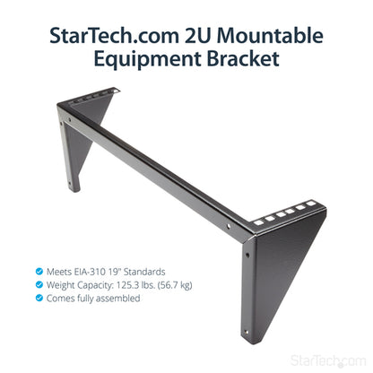 WALL MOUNT PATCH PANEL BRACKET 2U VERTICAL PANEL MOUNTING BRACKET