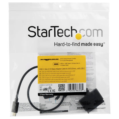 USB C TO SATA ADAPTER CABLE 2.5 SSD HDD PORTABLE ADAPTER CORD (USB31CSAT3CB)
