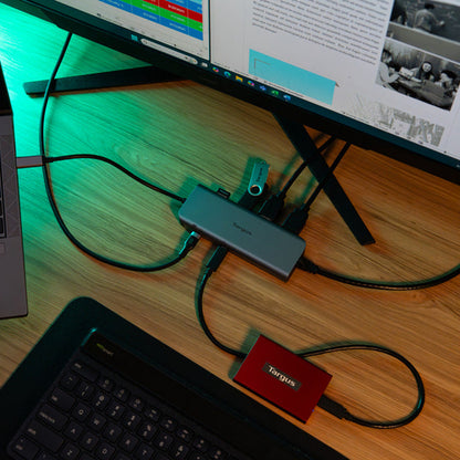 USB-C ALT MODE DUAL HDMI 4K MOB ILE DOCK W 140W EPR PASS-THRU