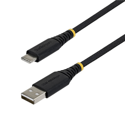 6IN USB-A TO USB-C CABLE BRAIDED USB 2.0 CHARGER CORD (USB2AC6INBR)