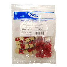 MODULE- CAT 6- HD- 25PK- YELLOW