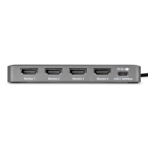 USB-C QUAD-MONITOR WORKSTATION ADAPTER 4K 60HZ HDMI PD