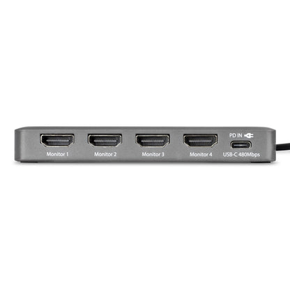 USB-C QUAD-MONITOR WORKSTATION ADAPTER 4K 60HZ HDMI PD