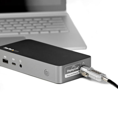 DUAL MONITOR USB C DOCK 65W TYPE C DOCKING STATION USBC DOCK