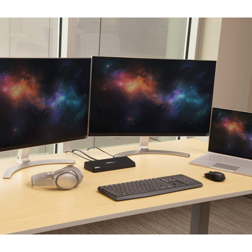 USB 3.0 DOCKING STATION UNIVERSAL DUAL MONITOR HDMI DP