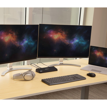 USB 3.0 DOCKING STATION UNIVERSAL DUAL MONITOR HDMI DP