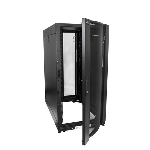 25U SERVER RACK CABINET 4 POST NETWORK EQUIPMENT RACK ENCLOSURE
