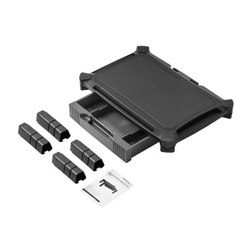 MONITOR RISER STAND WITH DRAWER COMPUTER SCREEN HEIGHT ADJUSTABLE