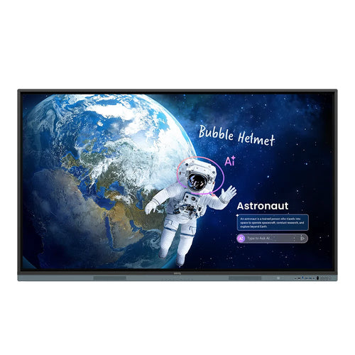 BENQ 65IN 4K IFP FOR EDUCATION 65IN BLACK 128GB W DONGLE