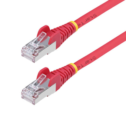 CAT6A ETHERNET CABLE - RED 10GBE S/FTP LSZH 100W POE
