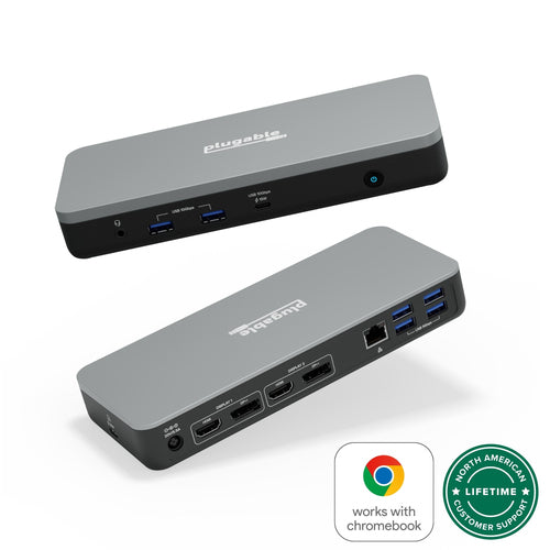 USB-C DUAL DOCK 60W CHROMEBOOK DOCKING STATION