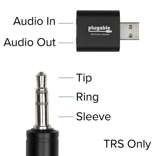 PLUGABLE USB-AUDIO USB AUDIO ADAPTER